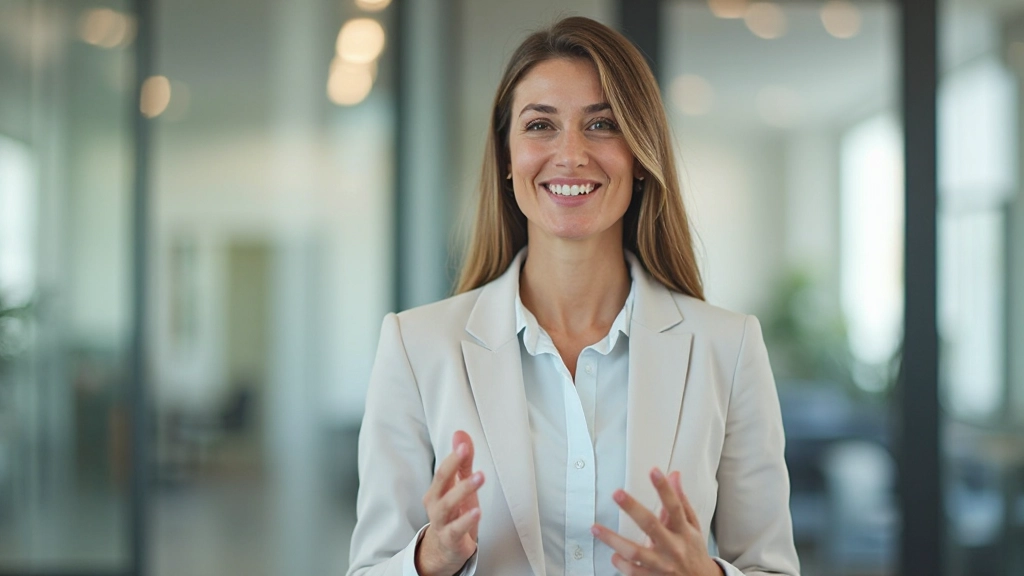 Professional communicating data findings through clear presentation and visualization materials